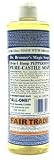 Dr. Bronners Peppermint 16 oz. Castile Soap (3-Pack) with Free Nail File