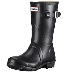 Hunters Original Short Classic W23758, Damen Gummistiefel, Schwarz (black), EU 39 (UK 6)