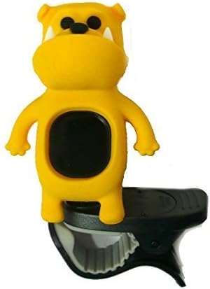 Swiff Yellow Bulldog Cartoon Style Clip on Digital Chromatic Guitar Ukulele C/d Bass Violin Tuner