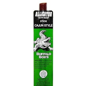 Alligator With Beef Cajun Style Snack Stick, 1OZ by Beef Jerky