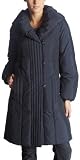 Larry Levine Women's Down Walker Coat,Midnight,Large