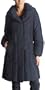 Larry Levine Women's Down Walker Coat,Midnight,Large