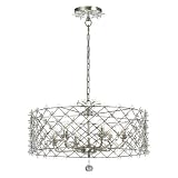 Crystorama 449-SA Willow Chandelier - 25W in.