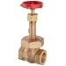 Milwaukee Valve 1184 Series Bronze Gate Valve, Heavy Duty Service, Class 300, Rising Stem, NPT Female