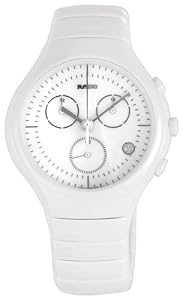 Rado True White Ceramic Chronograph Mens Watch R27832012