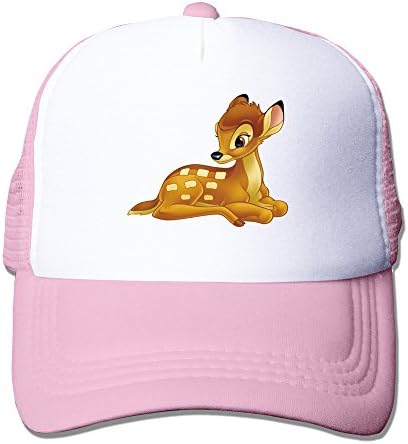 A Cute Fawn Baseball-caps Mesh Back Adjustable Cap 1 Size Pink