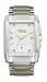 Caravelle by Bulova 45D100 Men's Two Tone Stainless Steel Silver Dial Watch