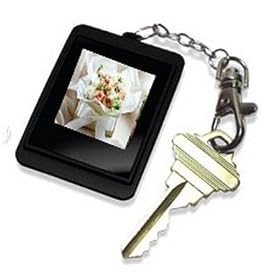Keychain Digital Photo Frame 1.5" (Black)