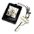 Keychain Digital Photo Frame 1.5" (Black)