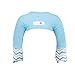 Scratch Me Not Flip Mitten Sleeves - Baby Boys' Girls' Stay On No Scratch Mittens- Teal Chevron