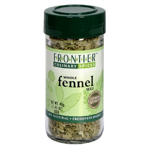 Frontier Fennel Seed, Whole,1.41-Ounce Bottle (Pack of 6)