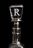 Monogram Glass Wine Stopper - R