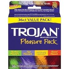 Trojan Latex Condoms, Pleasure 