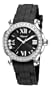 Chopard Women's 278475-3017 Happy Sport II Round Black Dial Watch