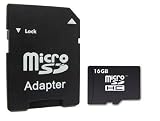 16GB Micro SD/MicroSDHC/ Memory Card with Adapter for Nokia; N8, C6, C7, C5, E5, C5-03, X3-02, X2, X3, C3-01, X5-01, Samsung; i9000 S Galaxy, S8500 Wave, S8530 Wave 2, i9100 S 2 Galaxy, S5750 Wave 575, LG; Optimus Z, GT540 Optimus, Motorola; Milestone, Mi