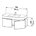 Duravit Happy D. Wall Mounted Vanity Unit 628803