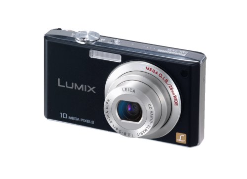 Panasonic Lumix DMC-FX35K 10MP Digital Camera with 4x Wide Angle MEGA Optical Image Stabilized Zoom (Black)