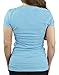 Belle Donne- Womens Workout Yoga Sports Tshirt Stretchy Cotton Short Sleeves