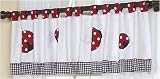 Little Ladybug Red and White Polka Dot Window Valance by JoJo Designs
