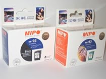 (2 Pack) HP -No.92 & No. 93 Black and Tri-Color Compatible Ink Cartridges (C9362WN - C9361WN). Product Compatibility : HP : Deskjet 5440, Officejet 6310, Photosmart 7850, Photosmart C3180, PSC 1507, PSC 1510 Printer Series.