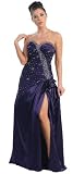 Strapless Satin Rhinestone Jr Prom Dress Long Gown #2713