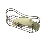 Aquatico Oval Counter Top Caddy, Antique Copper
