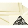 New 16" EXTRA DEEP King Size Pure Egyptian Cotton Fitted IVORY Sheet, Bedding. 200 THREAD COUNT ***Now With Anti Bobble Weaving***