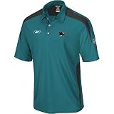 Reebok San Jose Sharks Center Ice Afterburn Polo