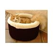 Small 16" Cat Cuddler Pet Bed - Black