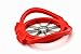 Stainless steel Corers, iZEEKER fruit slicer fruit cut apple fruit separator device fruit splitter fruit knife kitchenware (Red)