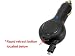 Jawbone Earwear ERA (Tangle Free) Retractable Car Charger Adapter