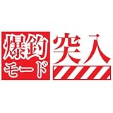 ≪エヴァンゲリオン風≫爆釣モード突入 釣師 釣り師専用ステッカー