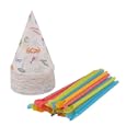 Back to Basics SITCS25LP Snow Cone Cups and Straws