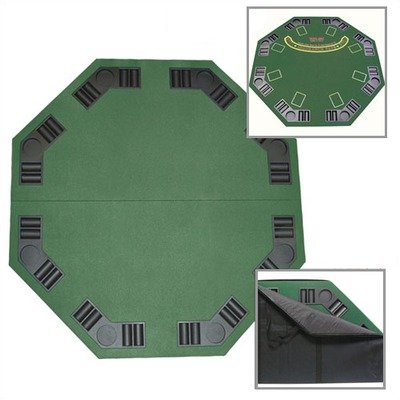 Poker and Blackjack Table with Case