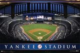 New York Yankees Stadium Poster Print, 34x22