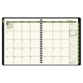 At-A-Glance Recycled Classic Monthly Large Desk Planner, 2010 Edition, 12 Months (January--December), Green (70-120G-60)