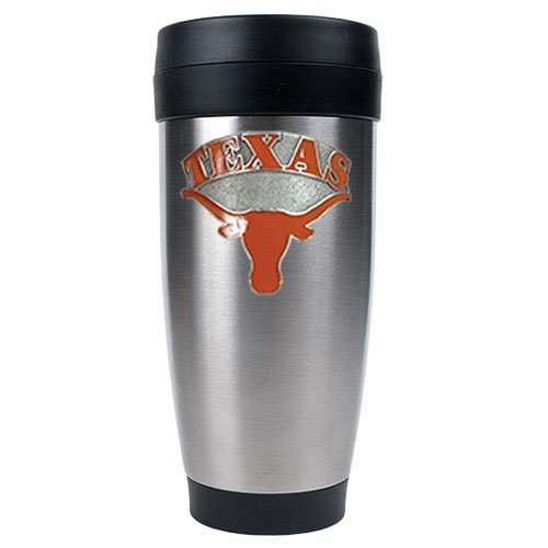 Texas Longhorns 16oz Stainless Steel Travel Tumbler