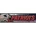 New England Patriots - Helmet & Name Bumper Sticker