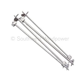 48 Galvanized Augers for Air Wind Generator Tower Kit