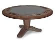 SEVEN Game Tables S107P 5-Foot SEVEN Poker Table (Walnut / Charcoal)