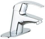 Grohe 32 710 001 Eurosmart Centerset Lavatory Centerset Less Drain, StarLight Chrome