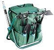 Garden Stool with 4 Piece Tool Set