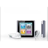 Silver Mini 6th Generation GEN Real 4GB 1.5'' Screen Video Media MP3 MP4 Player With Shaking Screen Function