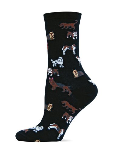 Hot Sox Women's Originals Classic Dogs Crew Socks