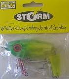Storms 4 Suspending Jointed Croaker - Green/Lime