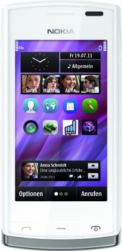 Nokia 500 Smartphone (8,1 cm (3,2 Zoll) Touchscreen, 5 Megapixel Kamera, 2GB) weiß