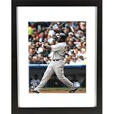 (13x16) Framed Boston Red Sox David Ortiz at Bat Sports Poster Print