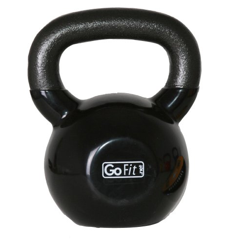 SportingGoods: GoFit 45 Pound Black Kettlebell Kit