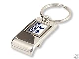 OFFICIAL TOTTENHAM HOTSPUR F.C. CRESTED CHROME BOTTLE OPENER KEYRING