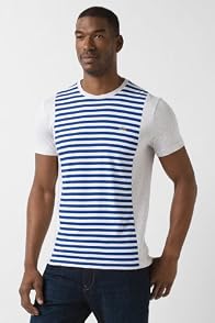 Short Sleeve Jersey Enginered Stripe T-Shirt